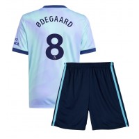 Maglie da calcio Arsenal Martin Odegaard #8 Terza Maglia Bambino 2024-25 Manica Corta (+ Pantaloni corti)